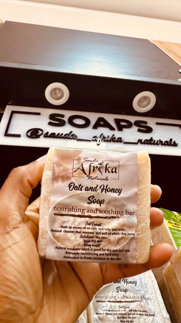 Oats and honey soap