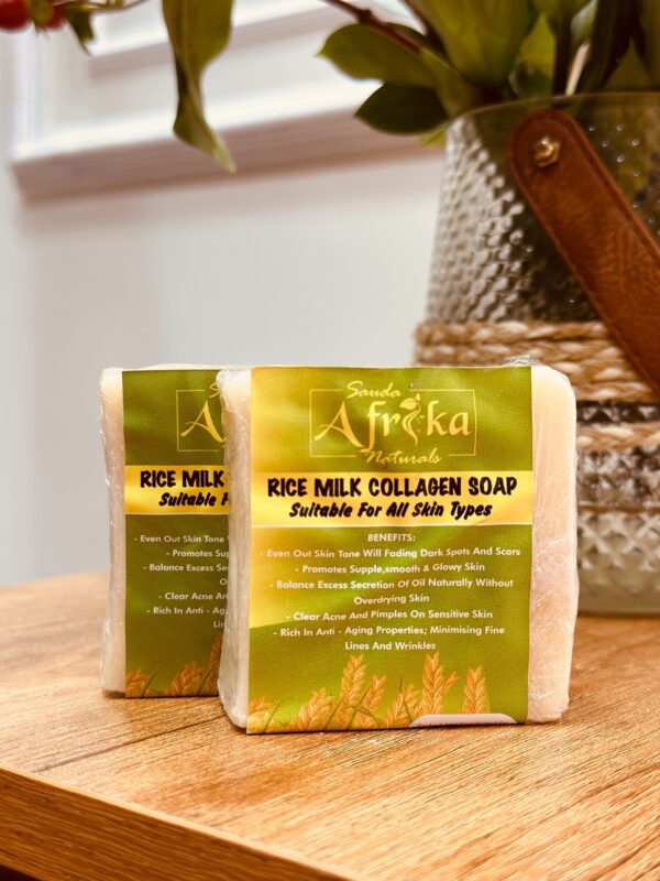 Rice milk soap